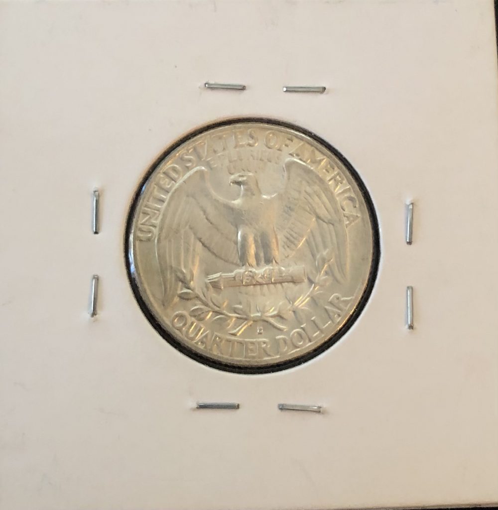 1957 D Quarter - Coin Box